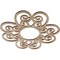 Ekena Millwork Cohen Wood Fretwork Pierced Ceiling Medallion, Red Oak, 16"OD x 5 1/2"ID x 1/4"T CMWP16X16X0250CORO - alternate 5